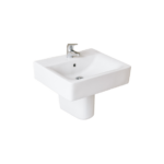 white sink faucet